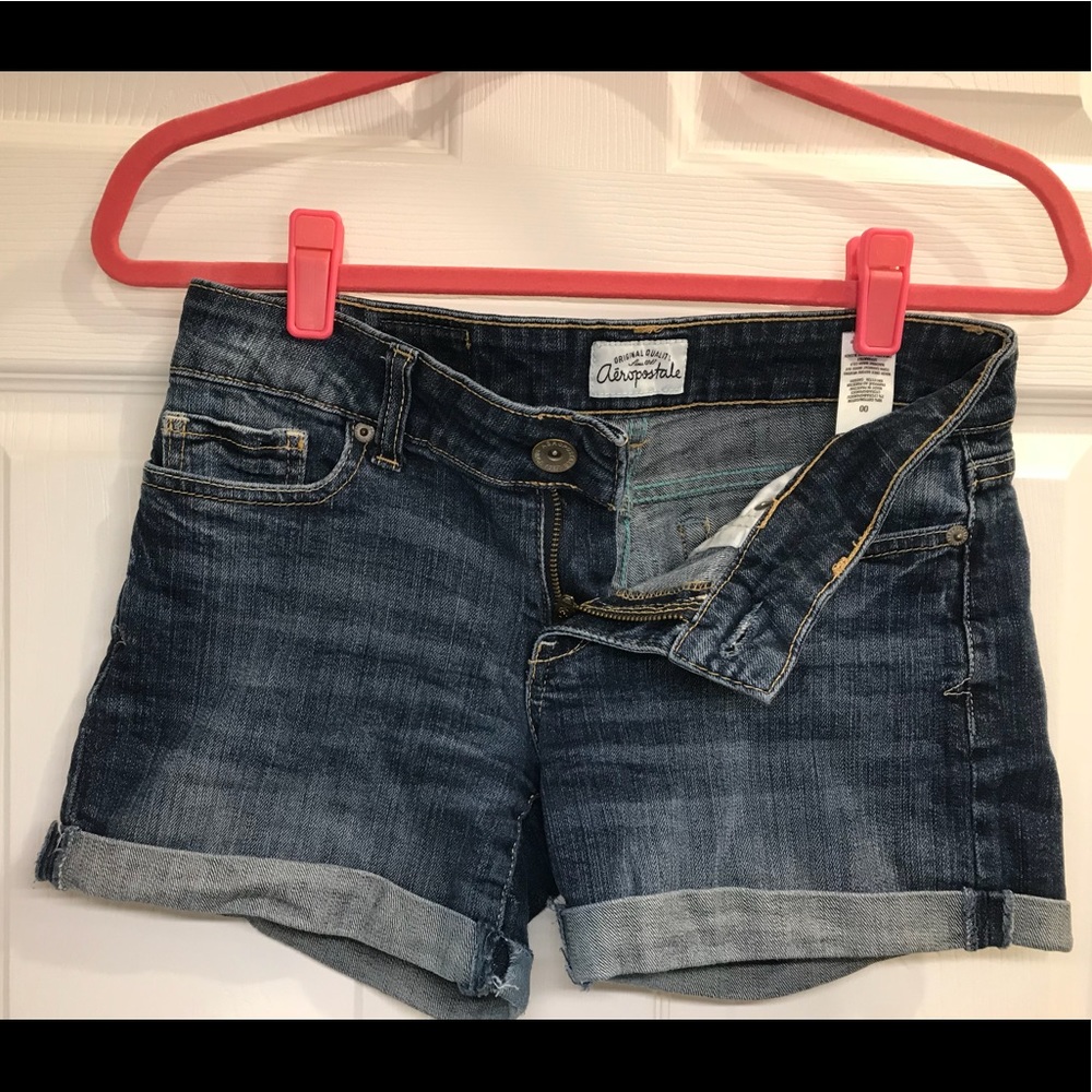 Aeropostale size 00 Jean Denim Shorts